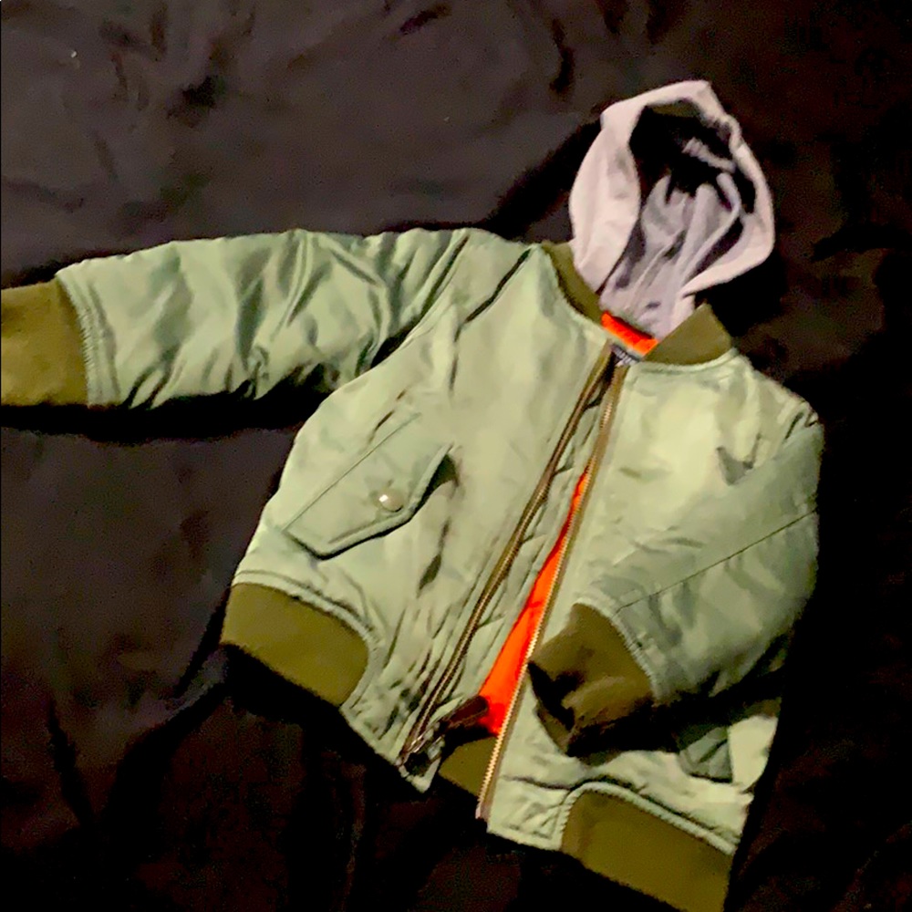 Toddler boy bomber jacket